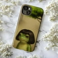 thumbnail image 5 of Quirky Frog Portrait Phone Case – Funny Frog with Bob Haircut Design, Whimsical Forest Art Style for iPhone 17 16 15 14 13 12 11 Plus Pro Max Mini, 5 of 6