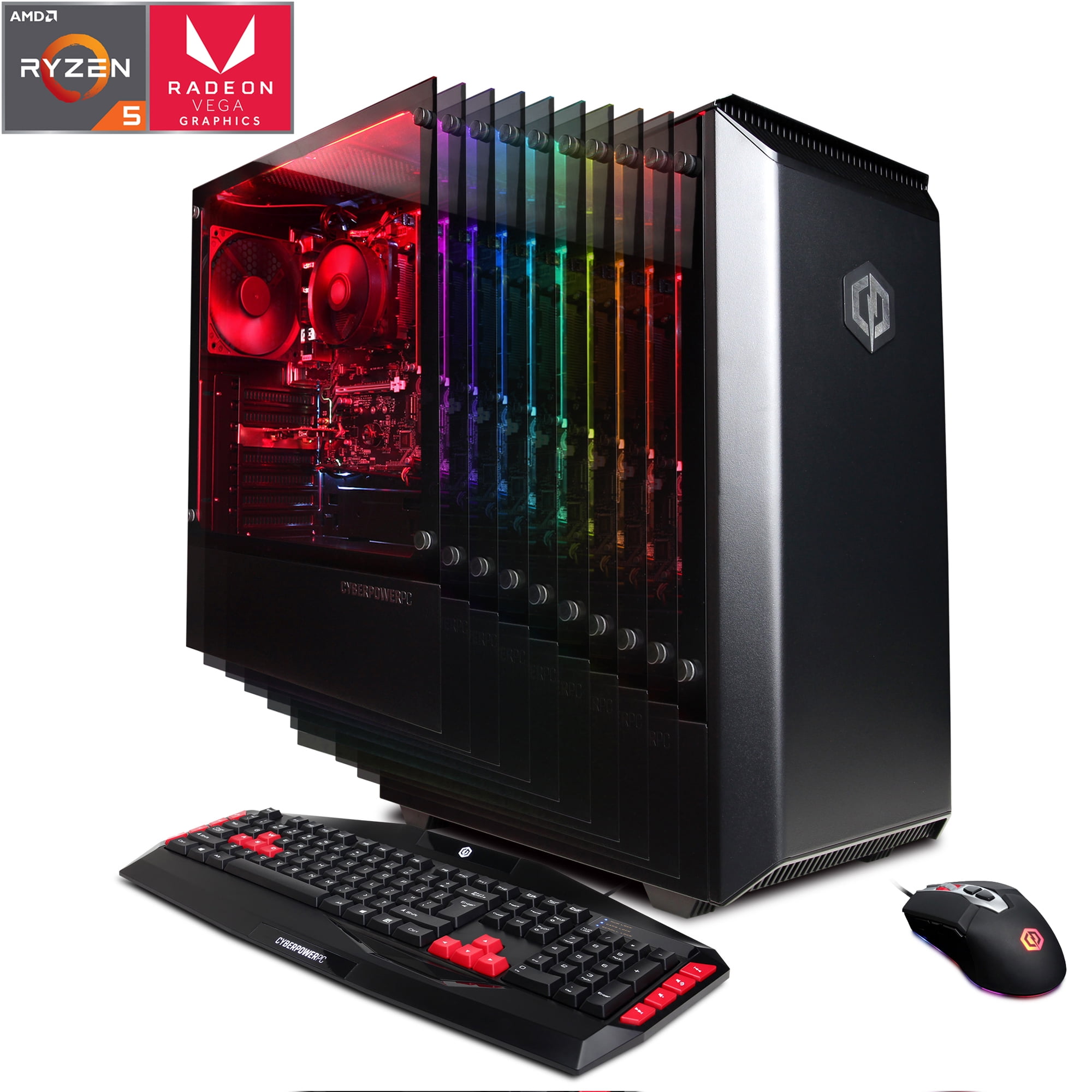 Gaming Pc Ryzen 5 2400g Mit Vega 11 CYBERPOWERPC Gamer Master GMA490 w/ AMD Ryzen 5 2400G Processor, AMD