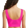 thumbnail image 4 of Ozmmyan Sports Bras for Women Breathable Cool Liftup Air Bra Womens U Back Sports Bra - Scoop Neck Padded Yoga Bra Workout Bras Mesh Breathable Cool Full Support Everyday Bra, 4 of 9