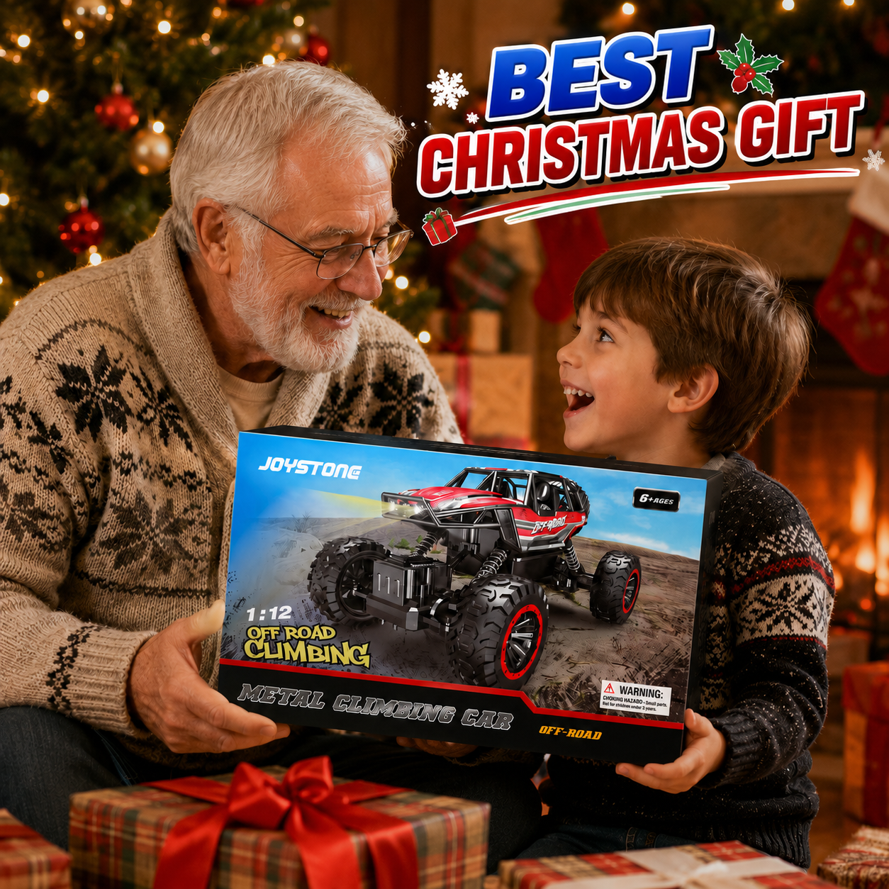 JoyStone 1:12 RC Monster Truck, 4WD Off-Road with Metal Shell & LED photo 8