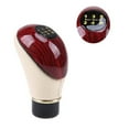 thumbnail image 1 of Universal Manual Car Leather Gear Stick Shift Knob Shifter Lever Handle 5 Speed, 1 of 3