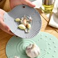 thumbnail image 5 of olkpmnmk Silicone Trivets for Hot Dishes, Round Wave Border High Temp Silicone Trivet Mat, Waterproof Anti-Slip Heat Resistant Table Coaster, Heat Resistant Silicone Trivets for Hot Pots and Pans, 5 of 7
