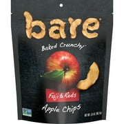 Bare Snacks, Baked Crunchy Apple Chips, Crispy Reds, 3.4oz Bag, Packaging May Vary