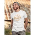 thumbnail image 2 of Alert Ebola Virus Stamp T-Shirt Men -Image by Shutterstock, Male Small, 2 of 4