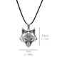 thumbnail image 3 of Joyería de moda de metal y la cabeza Europea Lobo Collar Colgante Collares y Colgantes, 3 of 7