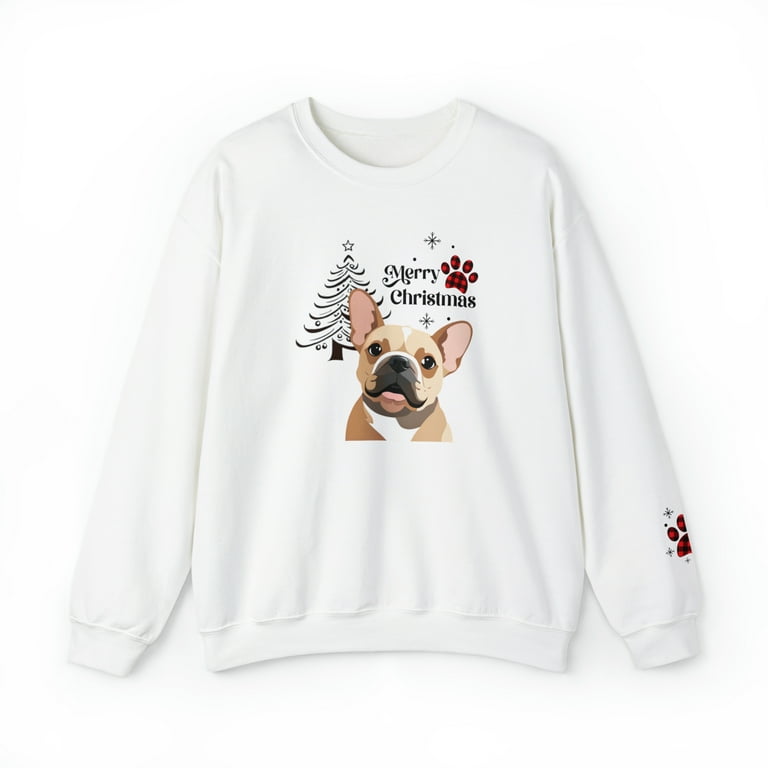 Bulldog christmas hotsell sweater walmart