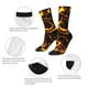 thumbnail image 4 of Balery Orange Lightning Calcetas Largas con Estampado para Hombre y Mujer – Suaves y Transpirables, Talla Única (US 5-11), 4 of 6