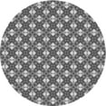 thumbnail image 1 of Ahgly Company Machine Washable Indoor Round Transitional Dark Gray Area Rugs, 5' Round, 1 of 7
