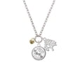 thumbnail image 2 of Delight Jewelry Goldtone Mini Scroll Heart Let Things Go Fall Zoey Charm Necklace, 28", 2 of 4