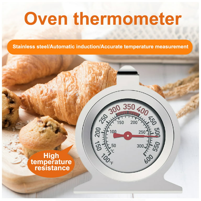 Oven Thermometer Stainless Steel Heat-resistant Mini Temperature