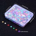 thumbnail image 2 of Holzlrgus 20,000 Pcs Bulk Loose Sequins Round Cup Sequins Iridescent Spangles Flat Beads with Storage Box for Crafts, Sewing, Slime, Wedding, Christmas DIY Arts Crafts, 80 Grams, 6 mm, 2 of 7