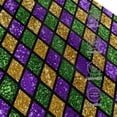 thumbnail image 3 of Fotbe Mardi Gras Shiny Green Purple Gorro Clásico de Béisbol, Gorra Ajustable con Broche Snapback, Gorro de Exterior de Algodón Suave, 3 of 6