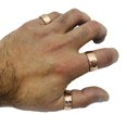 Set of 3 Hand Pure Copper Rings. Made with 100 Pure Raw