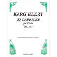 thumbnail image 1 of 30 Caprices pour Flûte, Opus 107 (Élert), 1 of 2