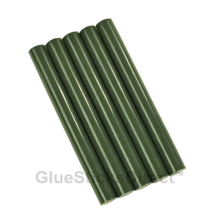 GlueSticksDirect Forest Green Colored Glue Stick mini X 4" 5 lbs