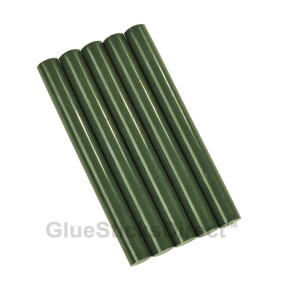 GlueSticksDirect Forest Green Colored Glue Stick mini X 4" 5 lbs