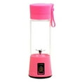 thumbnail image 1 of Gobelet Extracteur de Jus USB Portable 380 ml, Mélangeur Machine à Fruits Rechargeable à Main, 6 Lames (Rose), 1 of 8