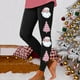 thumbnail image 1 of MKLEKYY Leggings para mujer, leggings para hacer ejercicio, leggings con estampado navideño, pantalones con bloques de color, leggings suaves y elásticos. 1639, 1 of 4