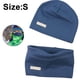 thumbnail image 1 of Conjunto de gorro y bufanda con lazo para bebés y niñas, gorros de punto de algodón suave para niños, gorro y bufandas con cuello para niños pequeños, 1 of 8