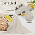 thumbnail image 3 of Yellow Lemons Pillow Covers 16"x24", Summer Botanical Farmhouse Rustic Soft Brushed Microfiber Breathable Throw Pillow Covers, Pillowcase with Zipper for Couch Sofa Bedroom Living Room, 3 of 9