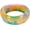 Candy Color, variant on Acrylic Chunky Bangle Bracelets for Women, Colorful Cuff Wide Geometric Stackable Bangles Acetate Wristband Solid Beige -