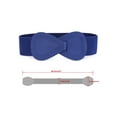 thumbnail image 3 of INSPIRE CHIC Women's Stretchy Waist Belt 8-shaped Skinny Faux Leather Elastic Dress Belts, 3 of 7