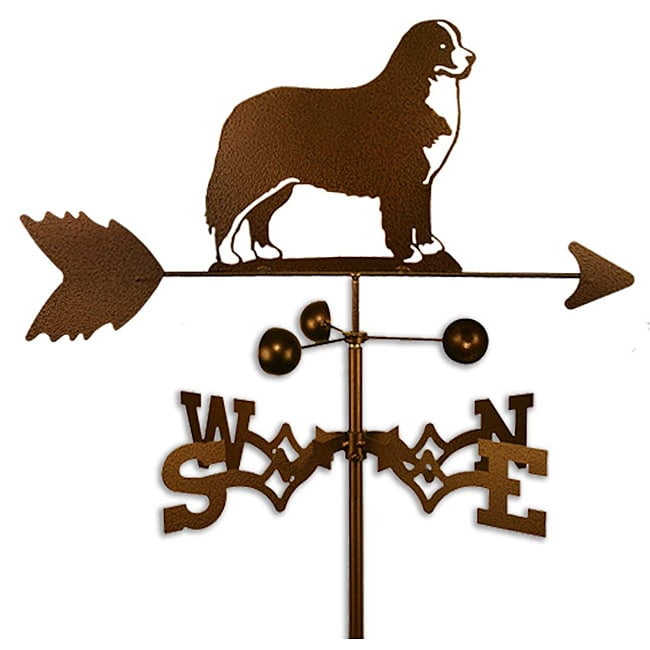 SWEN Products Inc Handmade Bernese Mountain Dog Copper Weathervane by Overstock
