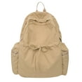 thumbnail image 2 of Backpack for Travel,Korean Lightweight Nylon Backpack Japanese Forest Drawstring Student Solid Color Bow Backpack Sports Travel Backpack,Solid Color Backpack,Japanese Backpack for School, 2 of 2
