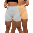 thumbnail image 1 of Set 2 Boxer Short Mujer Ropa Interior Unitalla Sin Costuras Calsones, 1 of 9