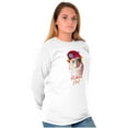 thumbnail image 3 of Fashion Girl Funny Crazy Cat Lady Women Plus Size Long Sleeve Graphic Tee Brisco Brands 3X, 3 of 5