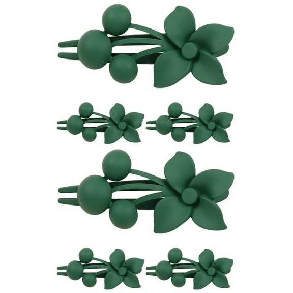 6 pcs  Womens Hair Clips French Hair Clips Flower Hair Clamps Wedding Hair Accessories