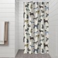 thumbnail image 2 of Cute Animal Dogs Shower Curtain 36"x72" ,Bathroom Decorative Shower Curtains Set with 12 Hooks,Modern Waterproof Washable Shower Curtain, 2 of 6