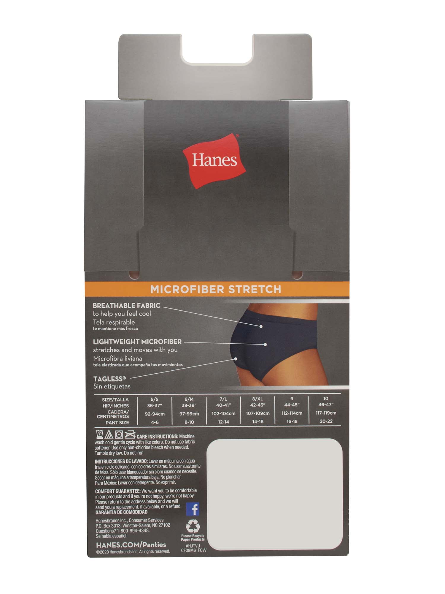Hanes Womens Women's Comfort Flex Fit Microfiber Thong Panty (Pack of 6) :  : Clothing, Shoes & Accessories