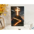 thumbnail image 5 of 24x16 inches Christian Cross LED Wall Art – Acrylic UV Printed Light Up Religious Picture with Remote Control, Illuminated Faith Wall Decor for Living Room and Prayer Room, 5 of 11