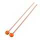 thumbnail image 3 of 2 uds mazos de tambor mango de arce cabeza de goma para piezas de tambor Glockenspiel-naranja, Yuyangstore 2pcs mazos de tambor de madera, 3 of 8