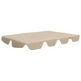 thumbnail image 2 of vidaXL Replacement Canopy for Garden Swing Taupe 75.6"x57.9" 270 g/m, 2 of 11