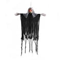 thumbnail image 1 of Mom's Best Decoración colgante de Halloween al aire libre con fantasmas de viento voladores, 1 of 7