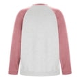 thumbnail image 4 of cfhntfmh Chandail en Molleton Col Rond pour Hommes Mode Bloc de Couleur Manches Longues Chandail Chaud Polaire Basique Automne Hiver, 4 of 6