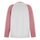 thumbnail image 4 of pstuiky Camisas de manga larga abrigadas para hombre, Camiseta de cuello redondo para hombre, de manga larga y color combinado, blusa de cuello redondo y manga larga top de hombre s, 4 of 6