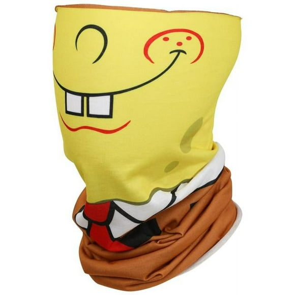 Spongebob Squarepants 813951 SpongeBob SquarePants Costume Full Face Tubular Bandana Gaiter