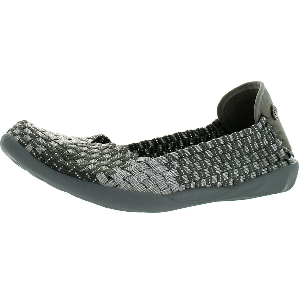Bernie Mev Bernie Mev Women's Catwalk SlipOn Flats Shoes, Silver