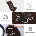 thumbnail image 6 of Buganda Dog Door Mats for Muddy Paws, Washable Dirt Trapper Front Door Rugs, Non-Slip Absorbent Chenille Indoor Doormats(36"x24", Brown), 6 of 8