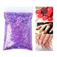 thumbnail image 1 of 1 bolsa 50g formas de lentejuelas de uñas de brillo de uñas iridiscentes de bricolaje decoraciones de manicura para decoración de - Púrpura Yinane lentejuelas de brillo de uñas, 1 of 8