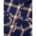 thumbnail image 3 of Chemise en Flanelle Décontractée pour Homme à Carreaux à Boutons, 3 of 7
