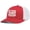 Red/White, variant on Patriot Pride Men’s Embroidered Snapback Mesh Trucker Hat – 250 Years of Freedom American Flag Eagle Design-Red/White