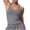 Gray, variant on Women's Halter Neck Top Sleeveless Solid Color Casual Pullover Slim Fit Tank Fashion Blouse Khaki S(S)