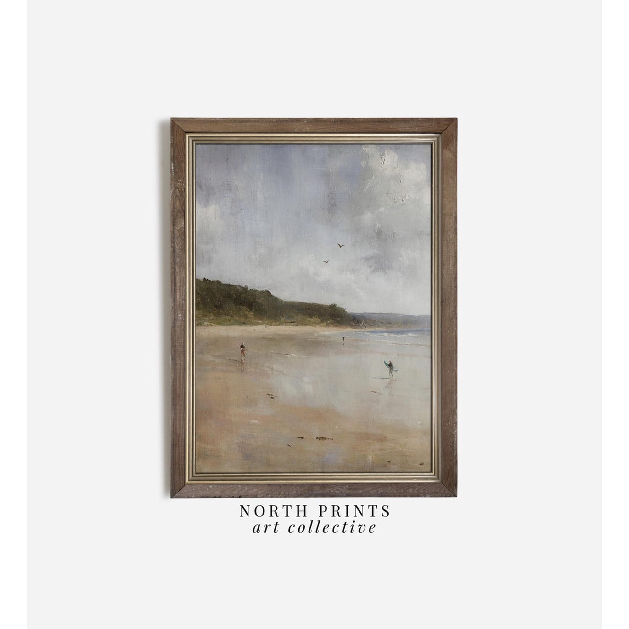 Coastal Beach Summer Seaside Unframed Paper Print