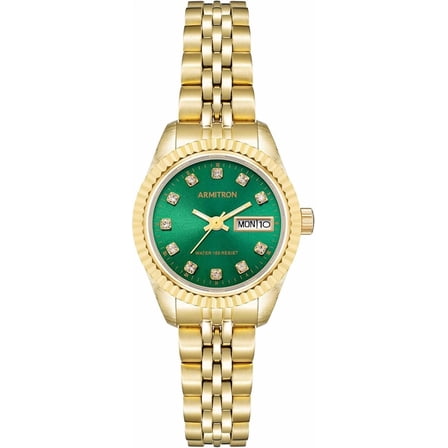 Armitron Genuine Crystal Accented Bracelet Ladies Watch