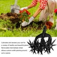 thumbnail image 1 of Cultivator Tool Set, Hand Held Garden Cultivator with Detachable Tines, 2-In-1 Garden Soil Scarifier, Reseeding Grass or Soil Mixing Ventilated Scarifier  Tiller, 1 of 7