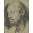 thumbnail image 2 of Giovanni Girolamo Savoldo 15x18 Black Ornate Wood Framed Double Matted Museum Art Print Titled - Study of the Head of a Bearded Man (1533), 2 of 5